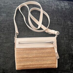 Brighton Brooklyn Straw Crossbody